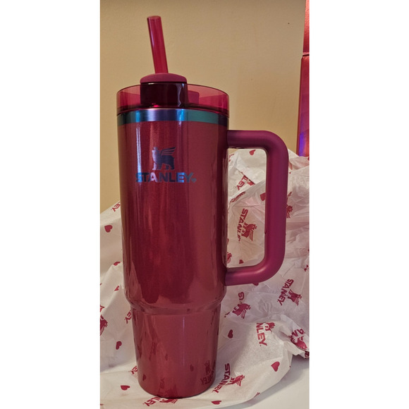 Stanley Berry Truffle Valentines Day Flowstate Quencher 30oz NEW 2025 - Picture 1 of 8